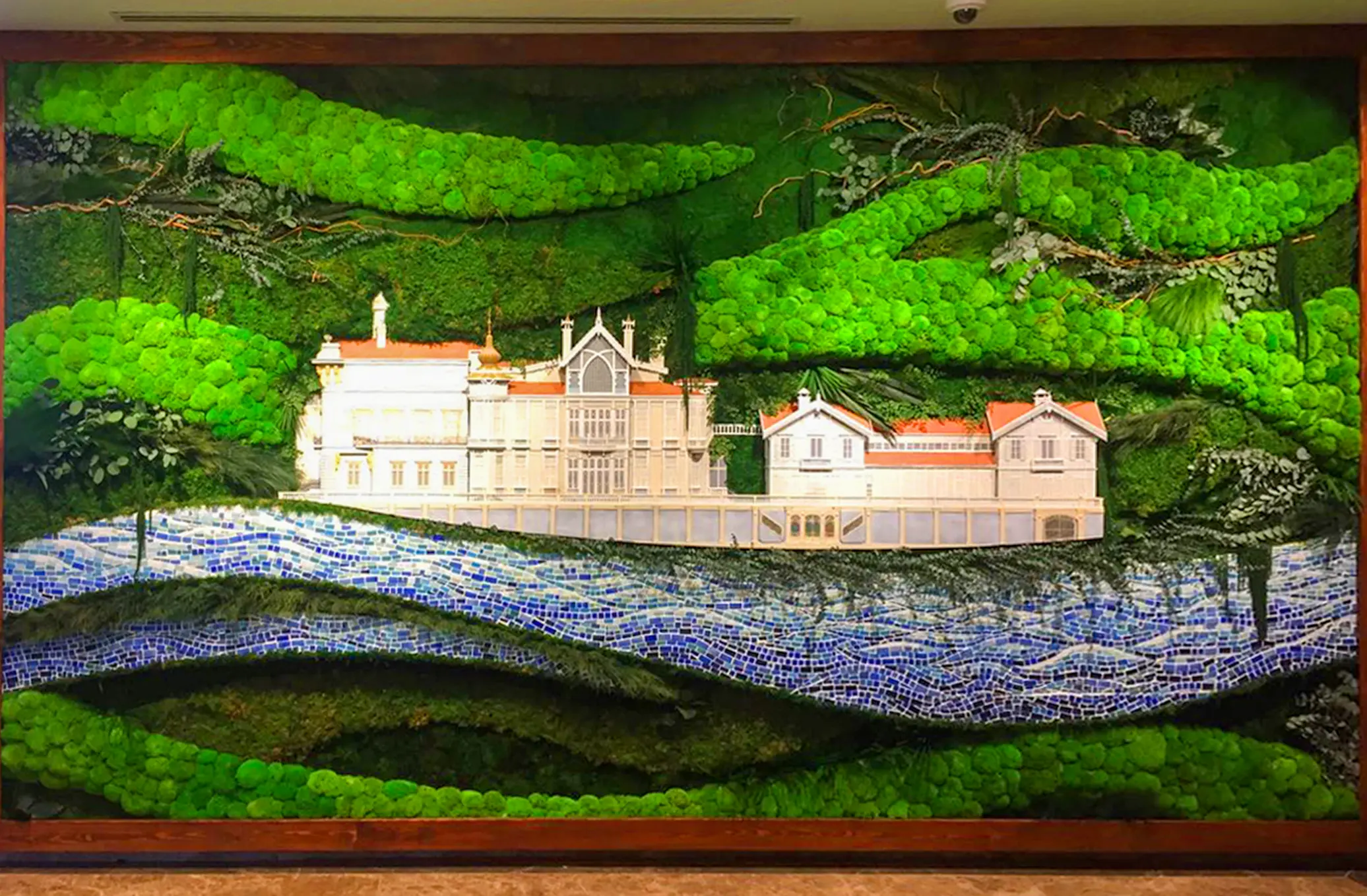 Cumhurbaşkanlığı Huber Köşkü bahçe peyzajı ve profesyonel çevre düzenlemesi.